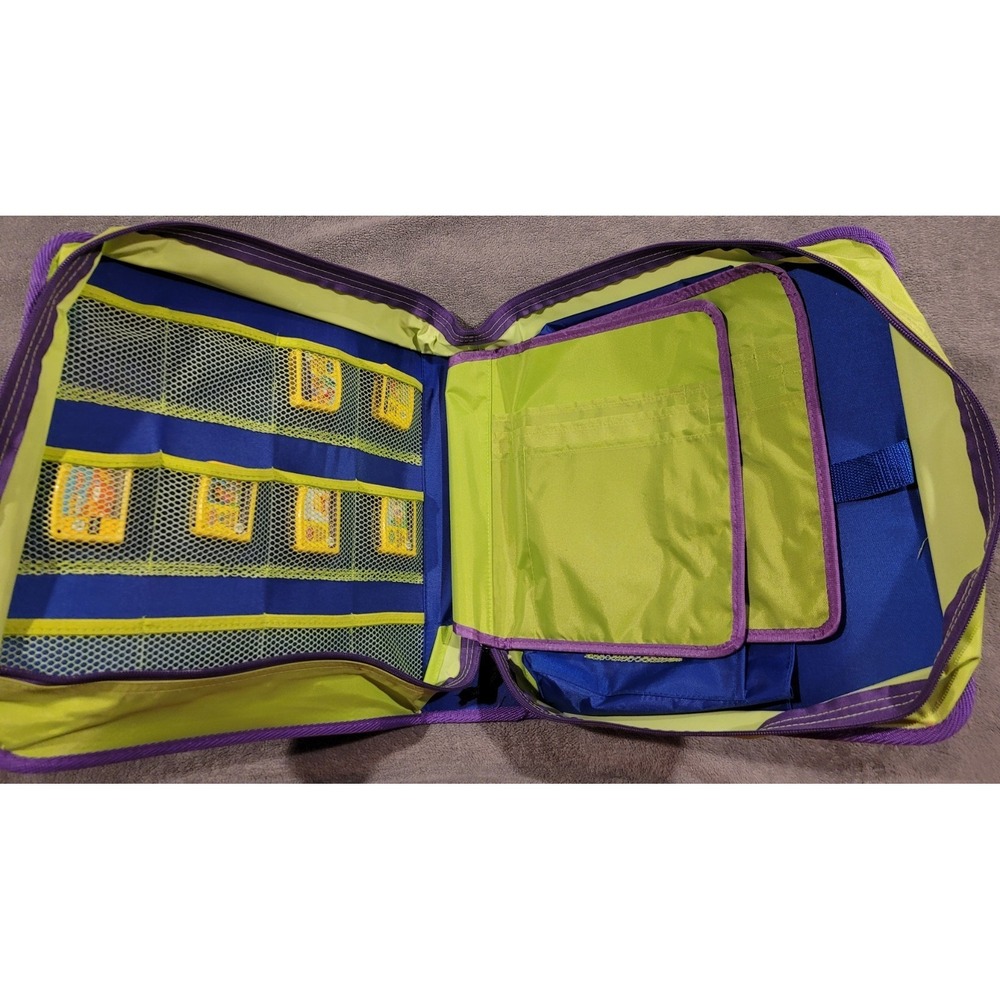 LeapFrog My First LeapPad carrying case/storage case, Books & Cartridges Lot - Picture 4 of 16